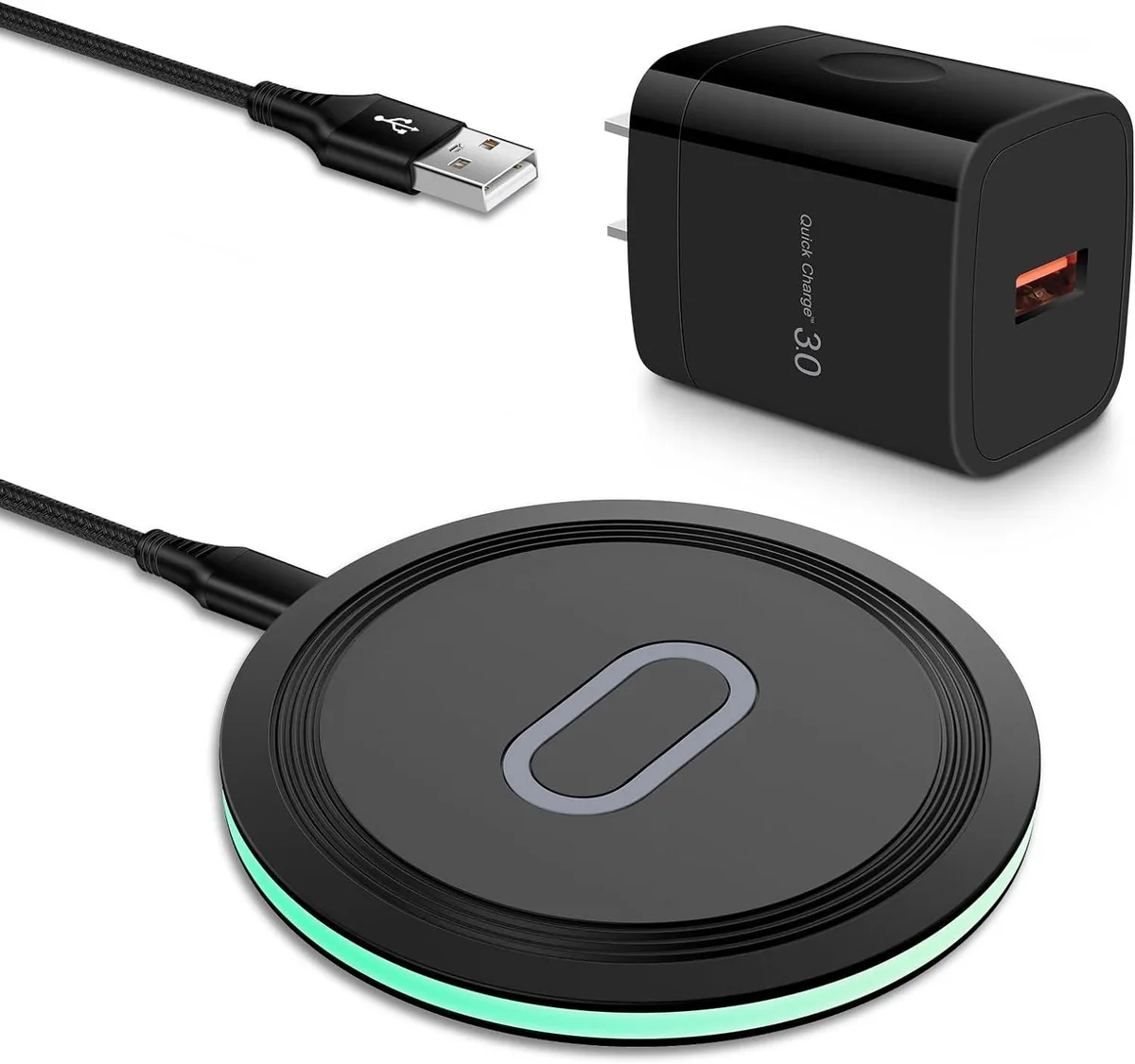 PISKEKAT PISKEKAT 15W Wireless Charger Kit with QC 3.0 18W Adapter — product photo
