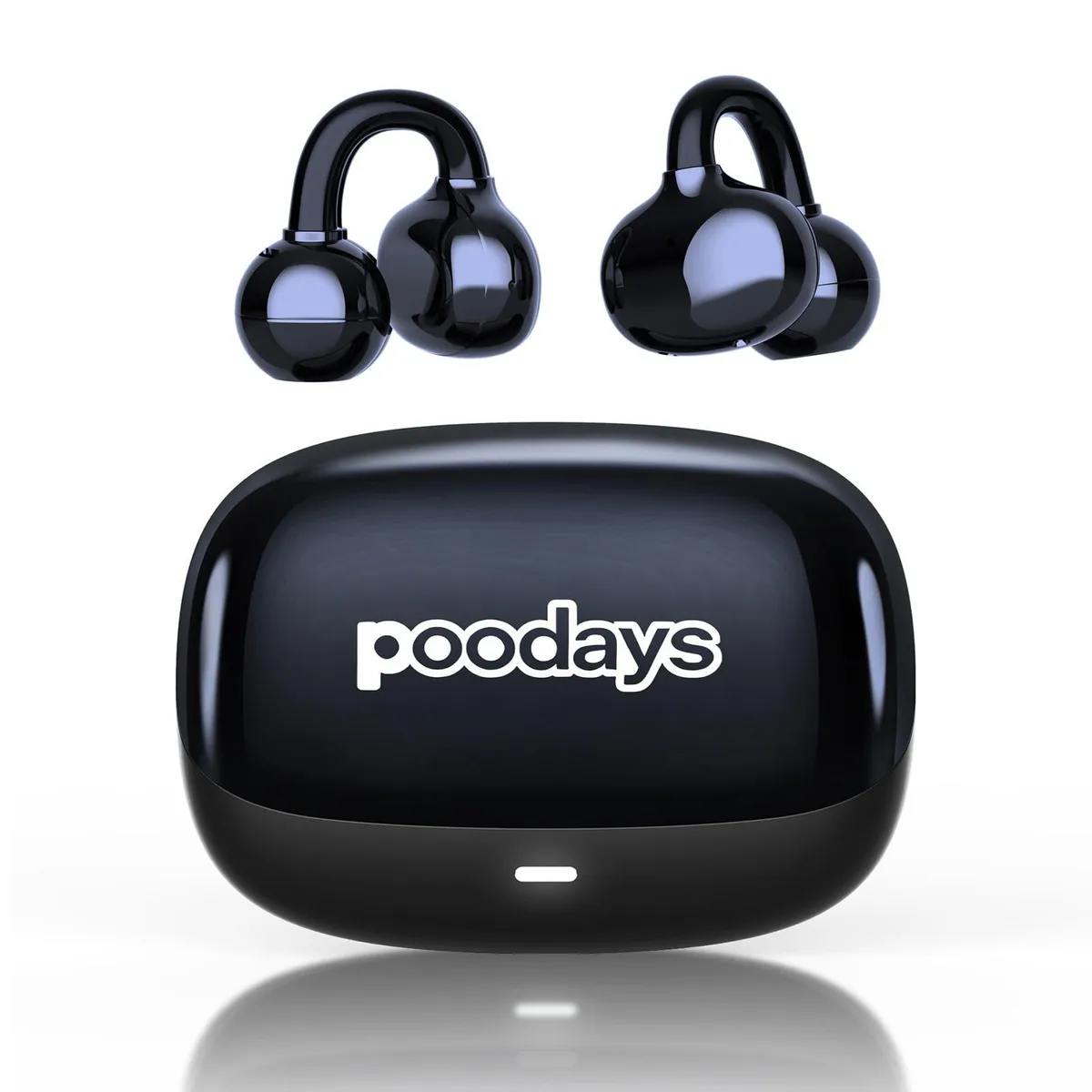  poodays PD01 AI Translation Earbuds 164 Languages Black — product photo
