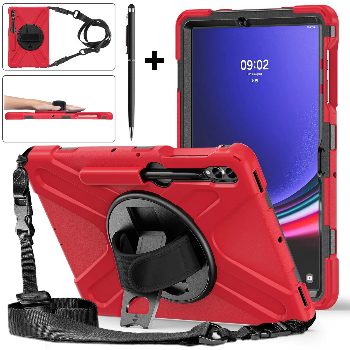Werleo Werleo SM-X810/SM-X816B/SM-X818U tablet case Red — product photo