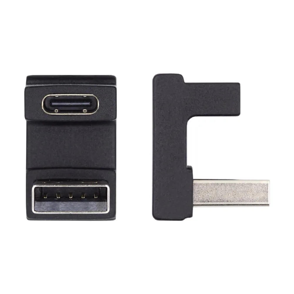Vszerda Vszerda USB-C Female to USB 3.0 A Male U-Shape 360° Angled Adapter 10Gbps — product photo