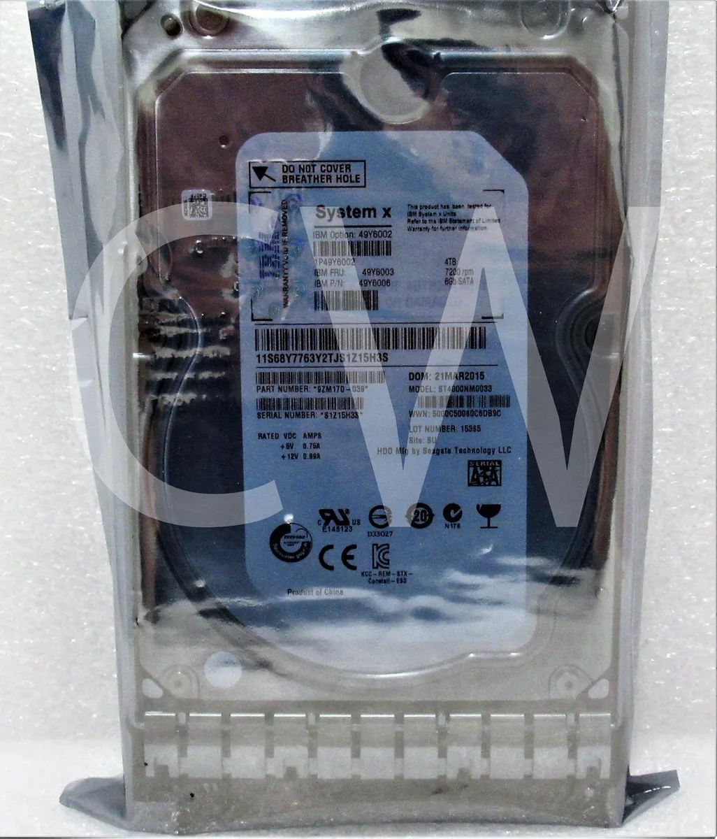 Seagate Seagate ST4000NM0033 4TB 7200RPM 3.5" SATA internal hard drive — product photo