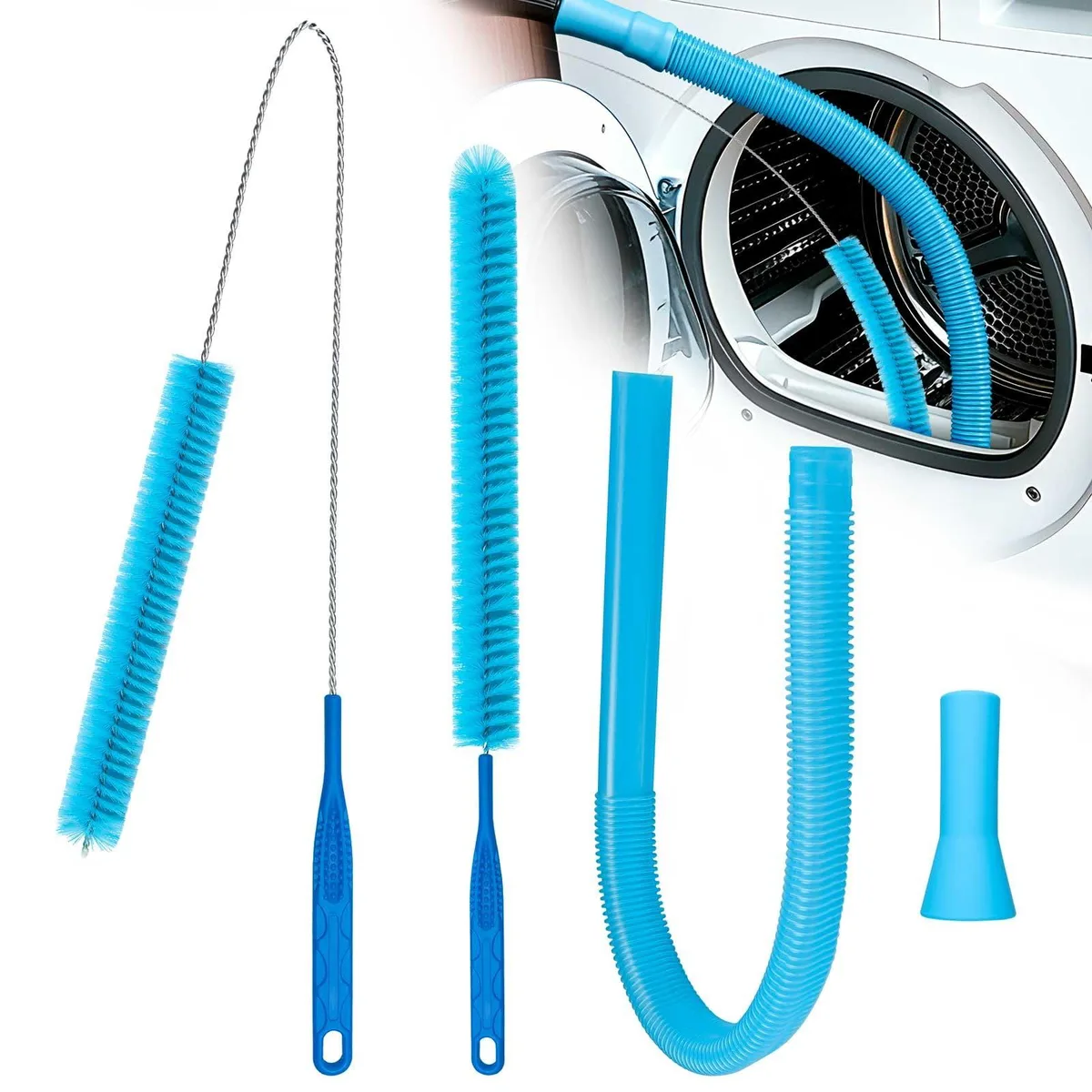  D080-13-HGJS-5 dryer vent cleaner kit 4-piece 30 in — product photo