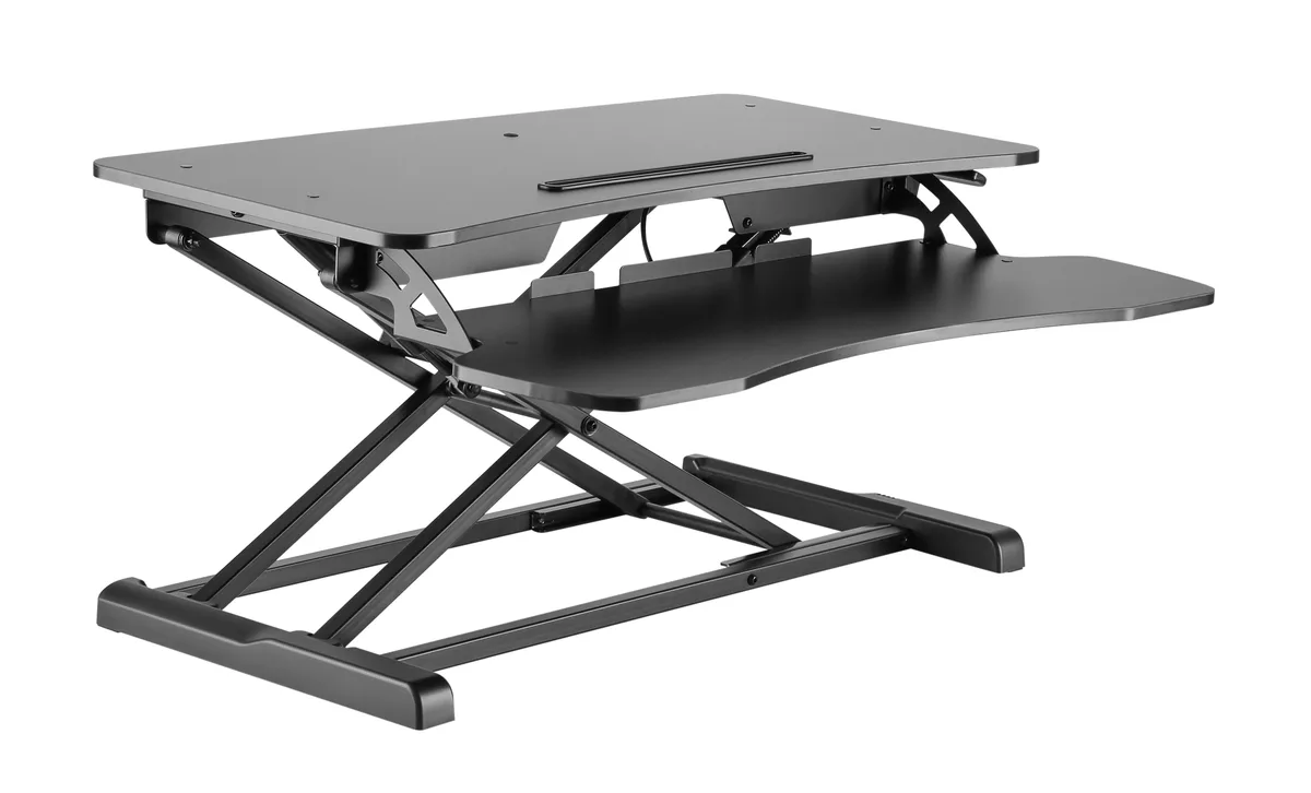 Amer Mounts Amer Mounts EZRiser30 30" Sit/Stand Desk Riser with Keyboard Tray — product photo