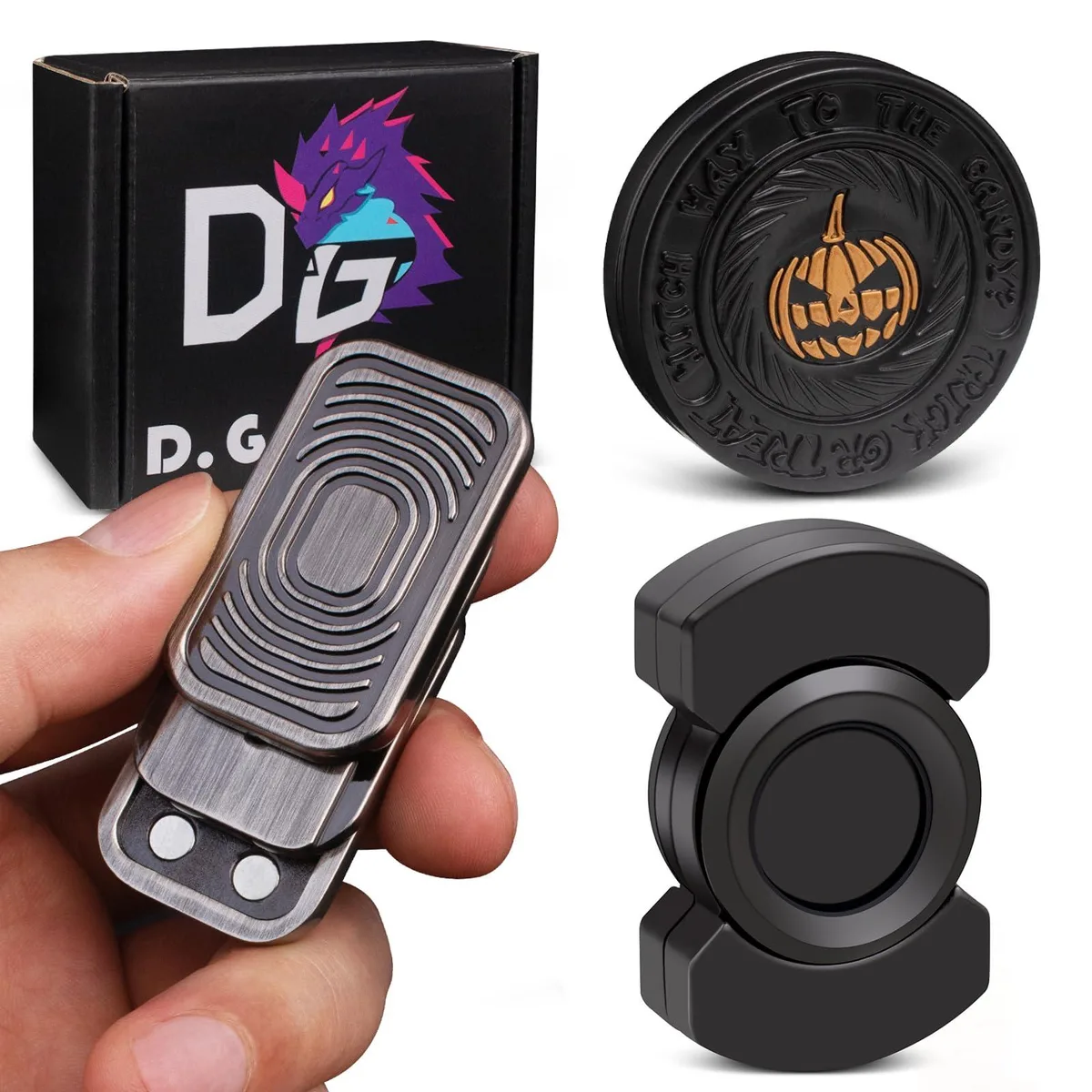  Adults Set Metal Slider Spinner Haptic Coin Decompression Metal — product photo