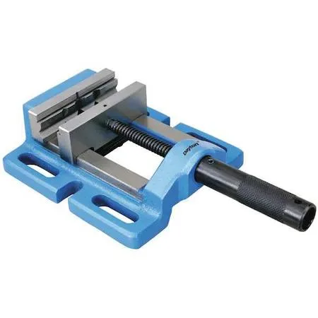 Dayton 3 inch machine vise fixed base metallic finish
