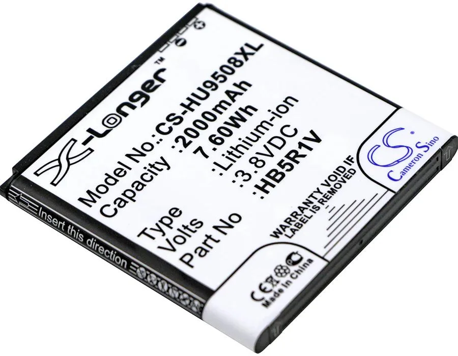 Rectangular smartphone replacement battery with silver label and gold contacts