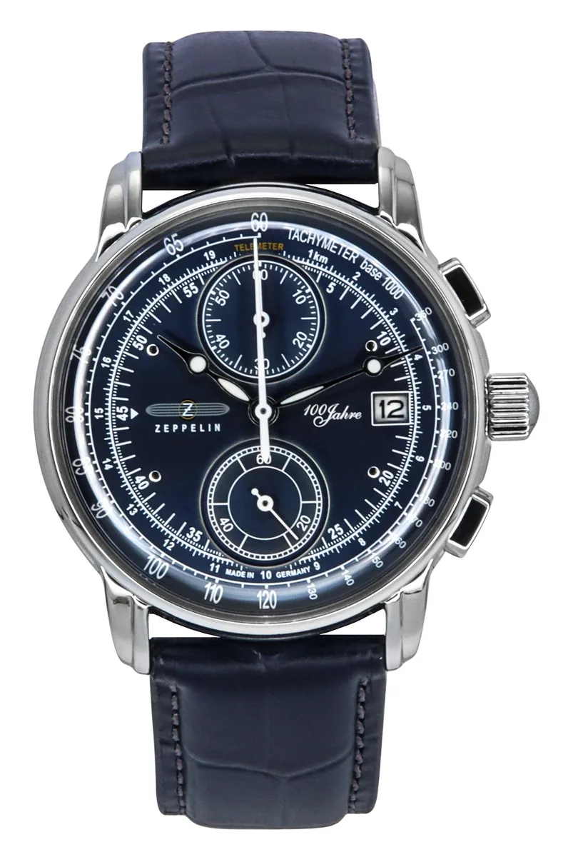 Graf Zeppelin Graf Zeppelin 100 Jahre Chronograph Blue Dial 42.00mm 86703 Watch — product photo