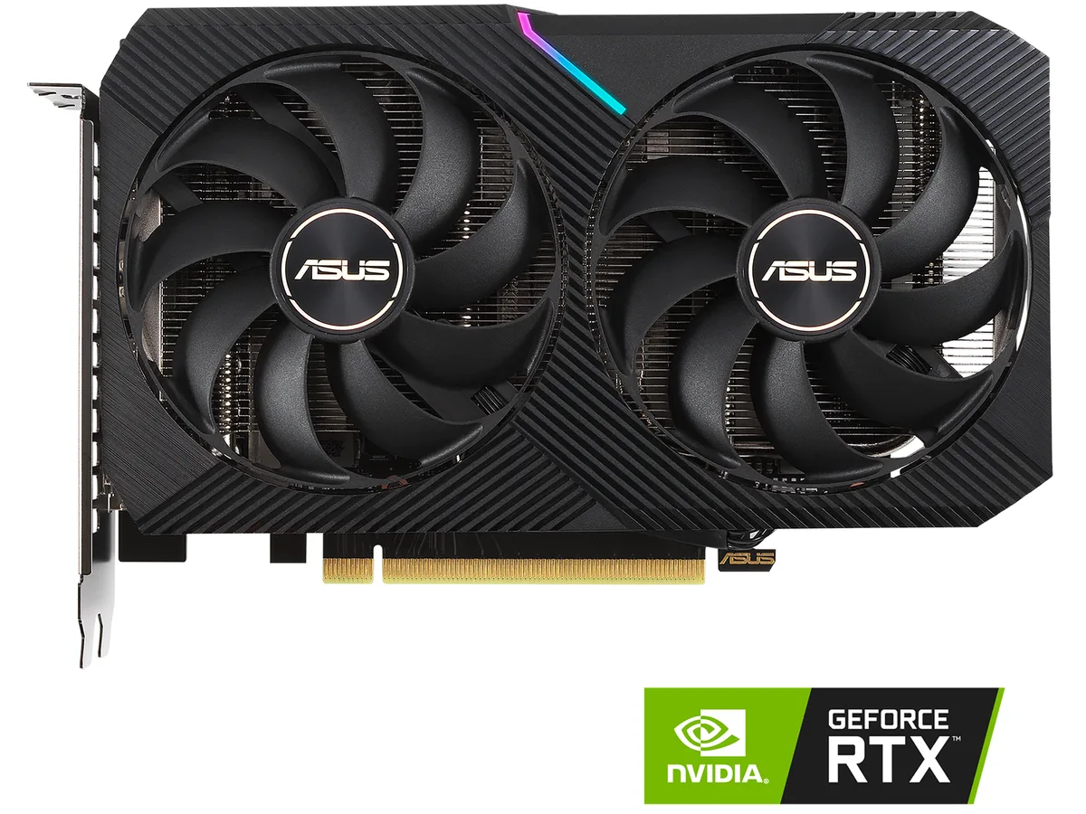 ASUS ASUS DUAL-RTX3060-12G-V2 GeForce RTX 3060 12GB graphics card — product photo