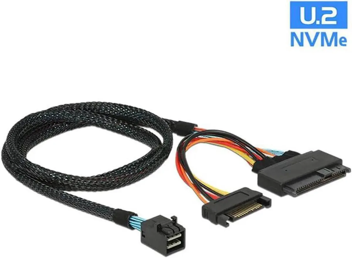 Vszerda Vszerda U.2 to M.2 NVMe adapter with SFF-8643 to SFF-8639 cable 3.3FT — product photo