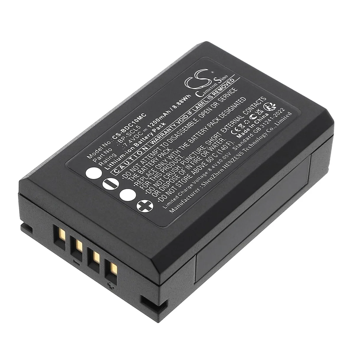  Cameron Sino BP-SCL5 1200mAh battery for Leica M10 M10P M10R — product photo