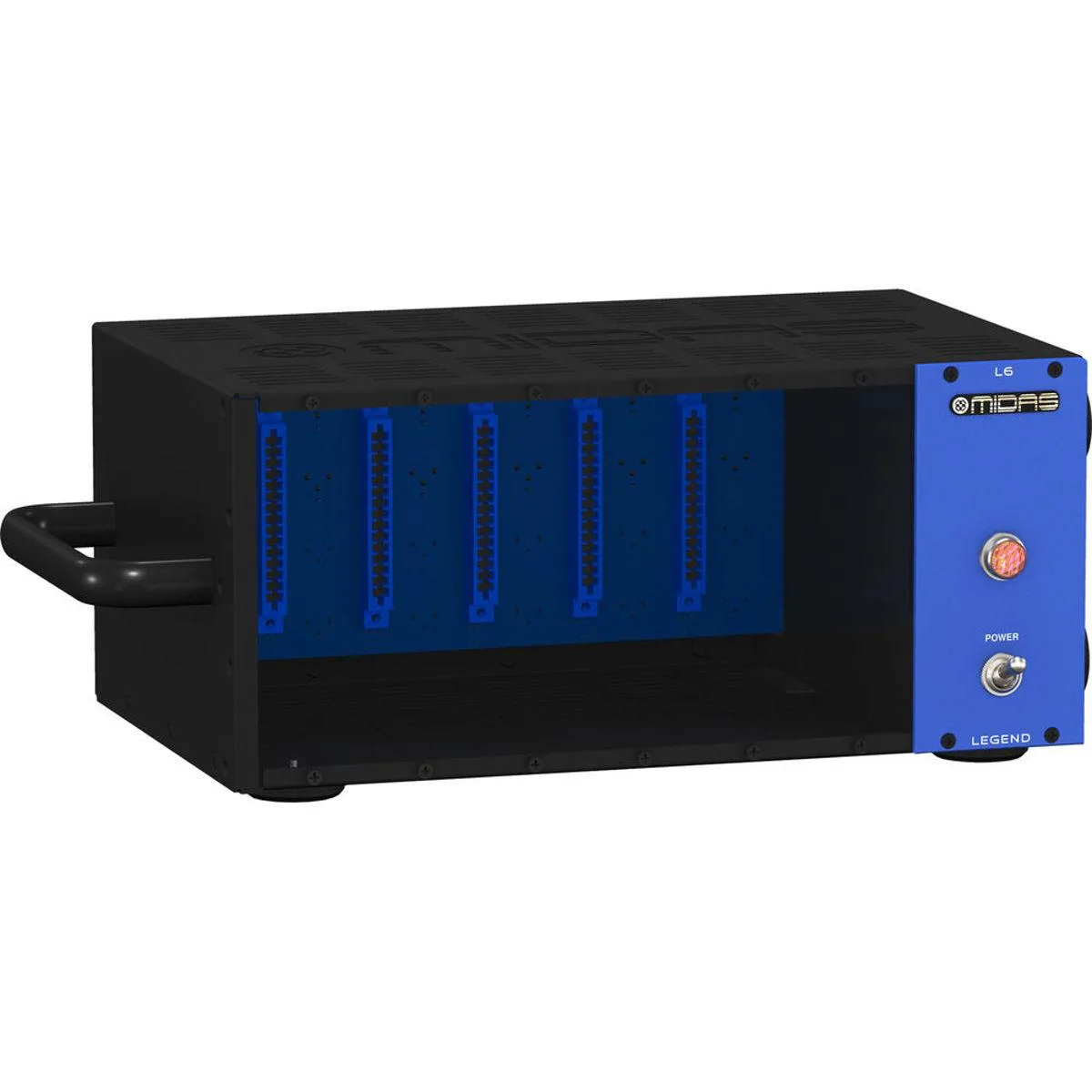 Midas Midas LEGEND L6 500 Series 6-Module Chassis with Rackmount Kit — product photo