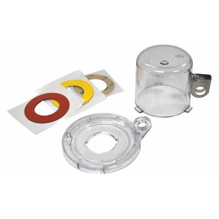 Condor Condor 437R64 Push Button Lockout Clear polycarbonate — product photo