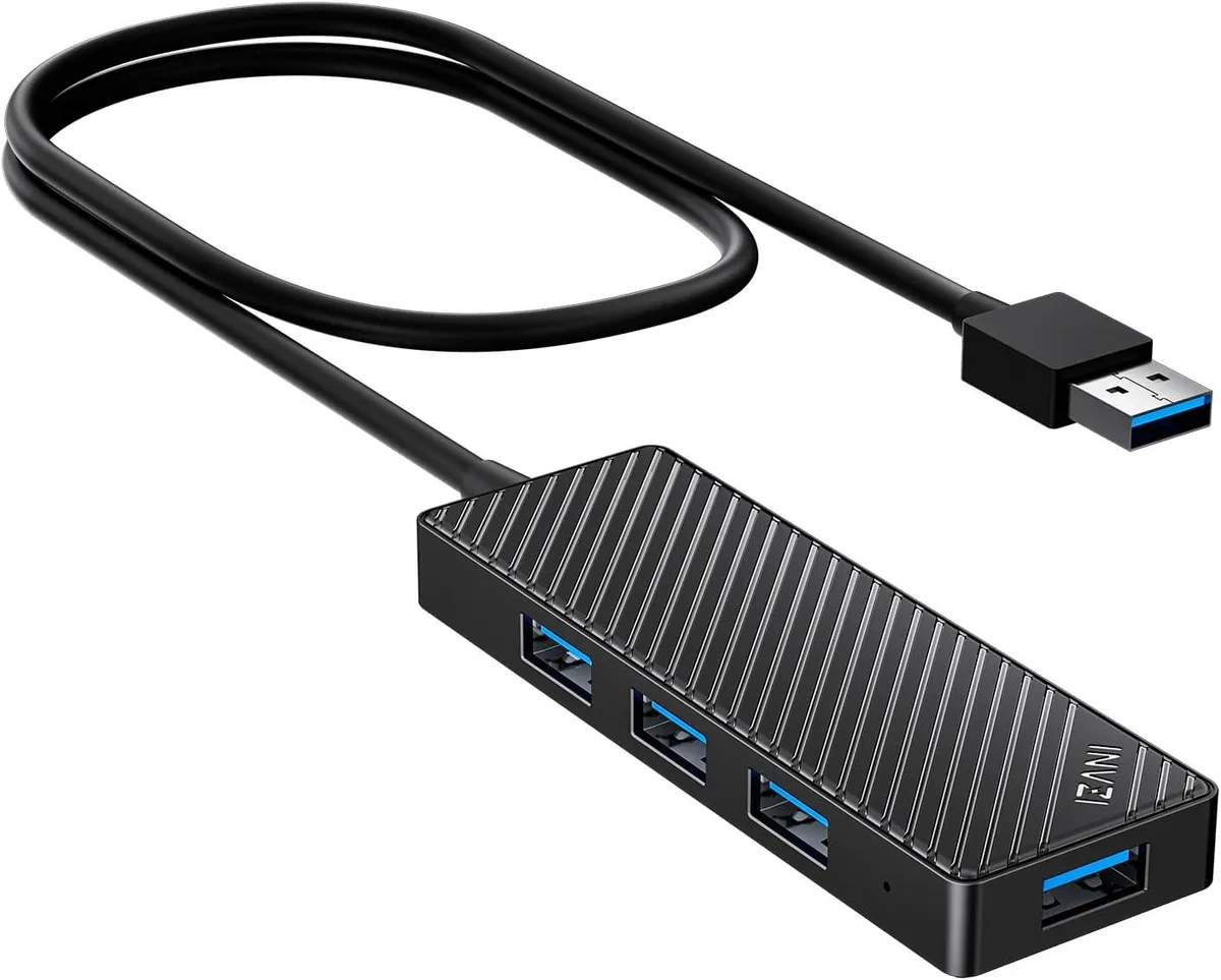 MCHOSE MCHOSE USB Hub 3.0 4-Port Ultra Slim 2ft Cable — product photo