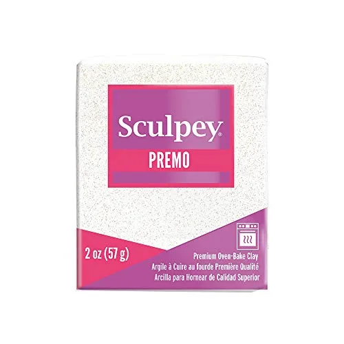Sculpey Sculpey Premo Polymer Clay Frost White Glitter 2oz — product photo