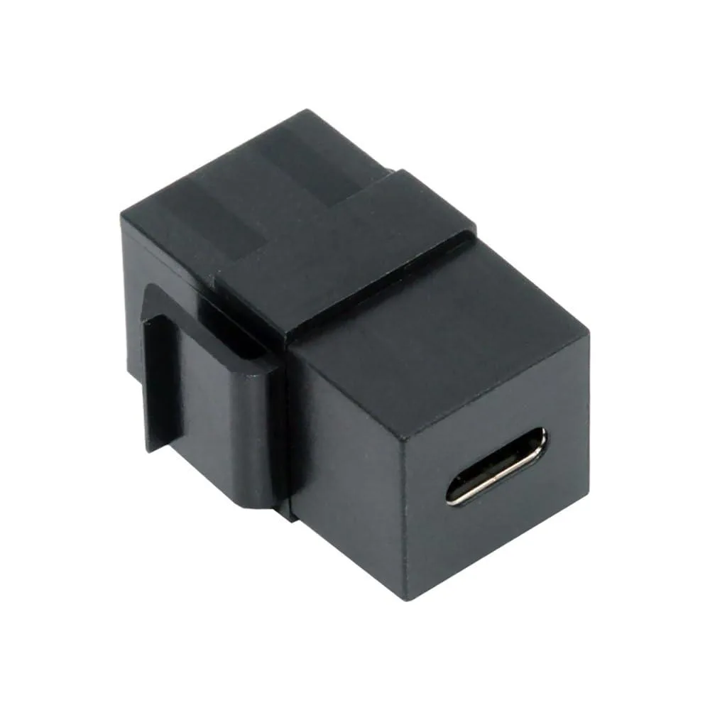 Fervit Fervit USB 2.0 Type-C Female Keystone Jack Coupler 480 Mbps 65W — product photo
