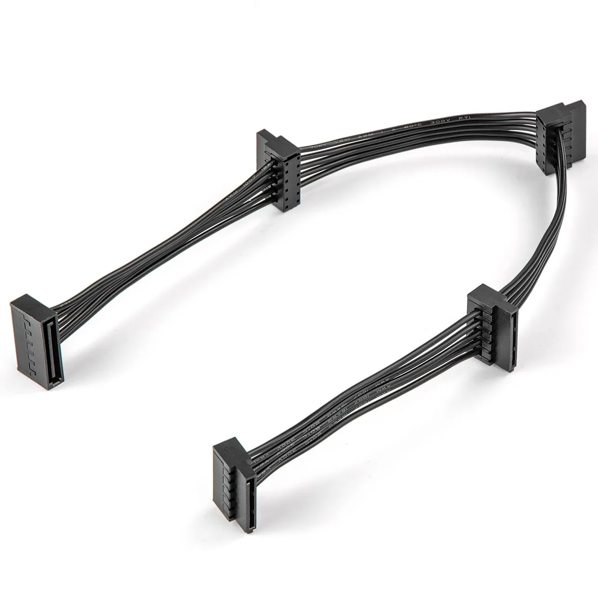 WRIARICH WRIARICH 15 Pin to 4 SATA Power Splitter Cord 40cm — product photo