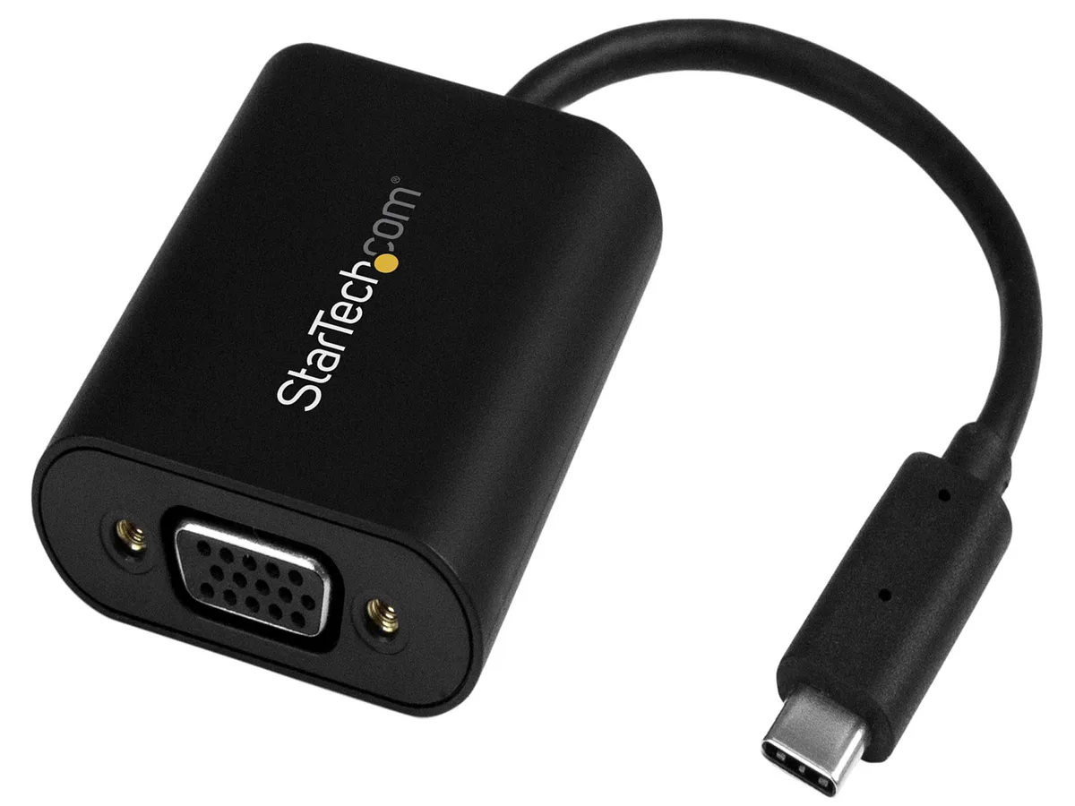 STARTECH STARTECH CDP2VGASA USB-C to VGA adapter with Presentation Mode — product photo