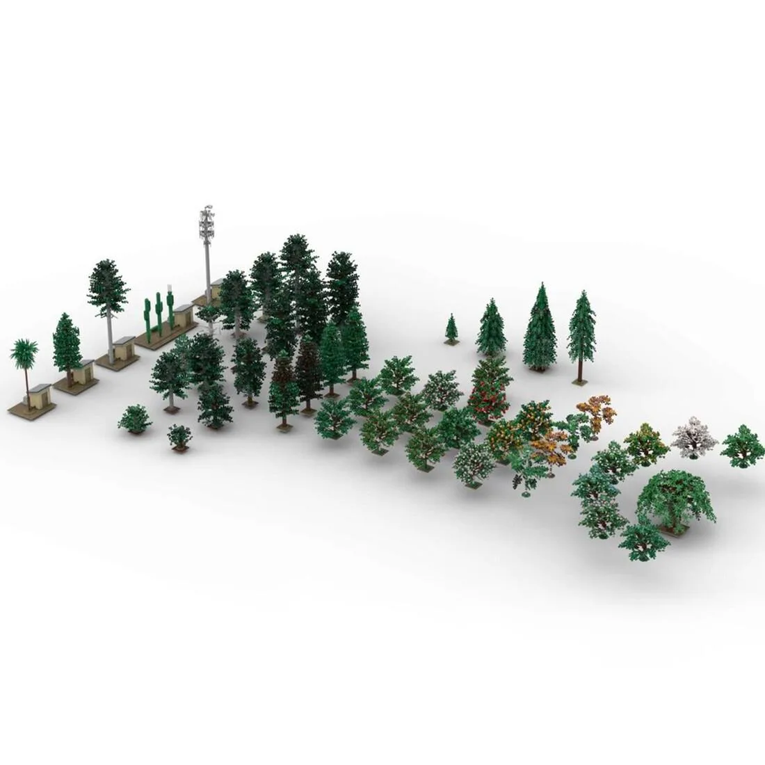 ZITIANYOUBUILD ZITIANYOUBUILD MOC-104468 Tree Set 16946 Parts — product photo