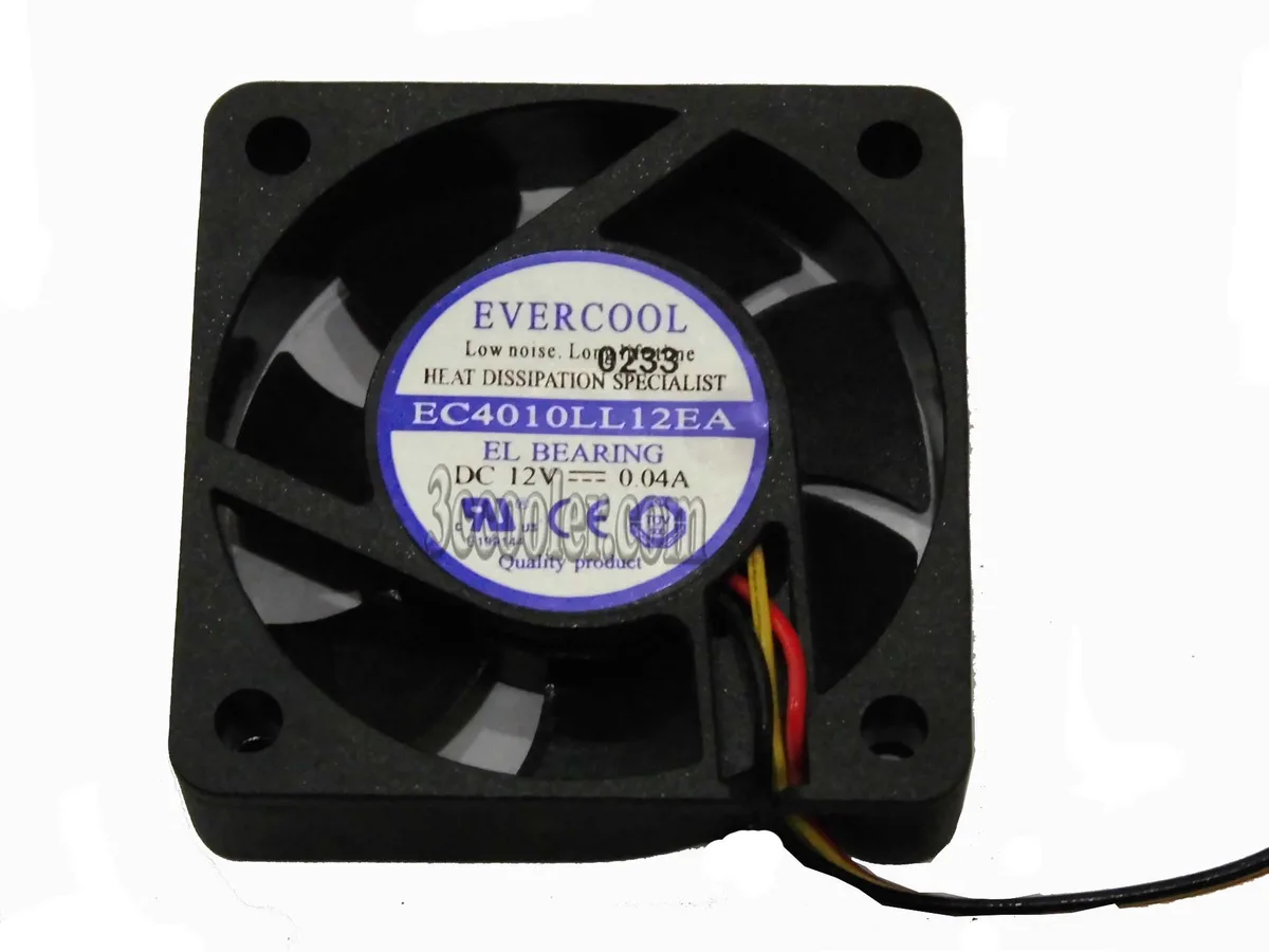 OEM Industries OEM Industries EC4010LL12EA 40mm 12V .04A 3-pin CPU cooler — product photo