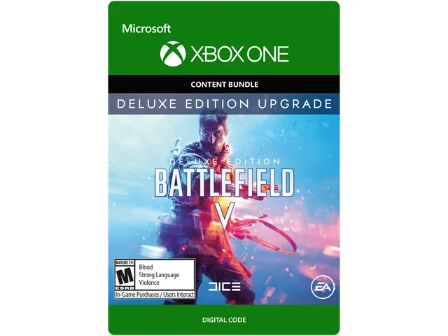 Electronic Arts Electronic Arts 7D4-00307 Battlefield V Deluxe Edition Upgrade Xbox One downloadable game — product photo