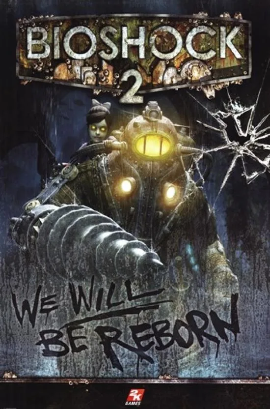 Bioshock 2 We Will Be Reborn poster print 24 by 36 inches on premium heavy stock paper