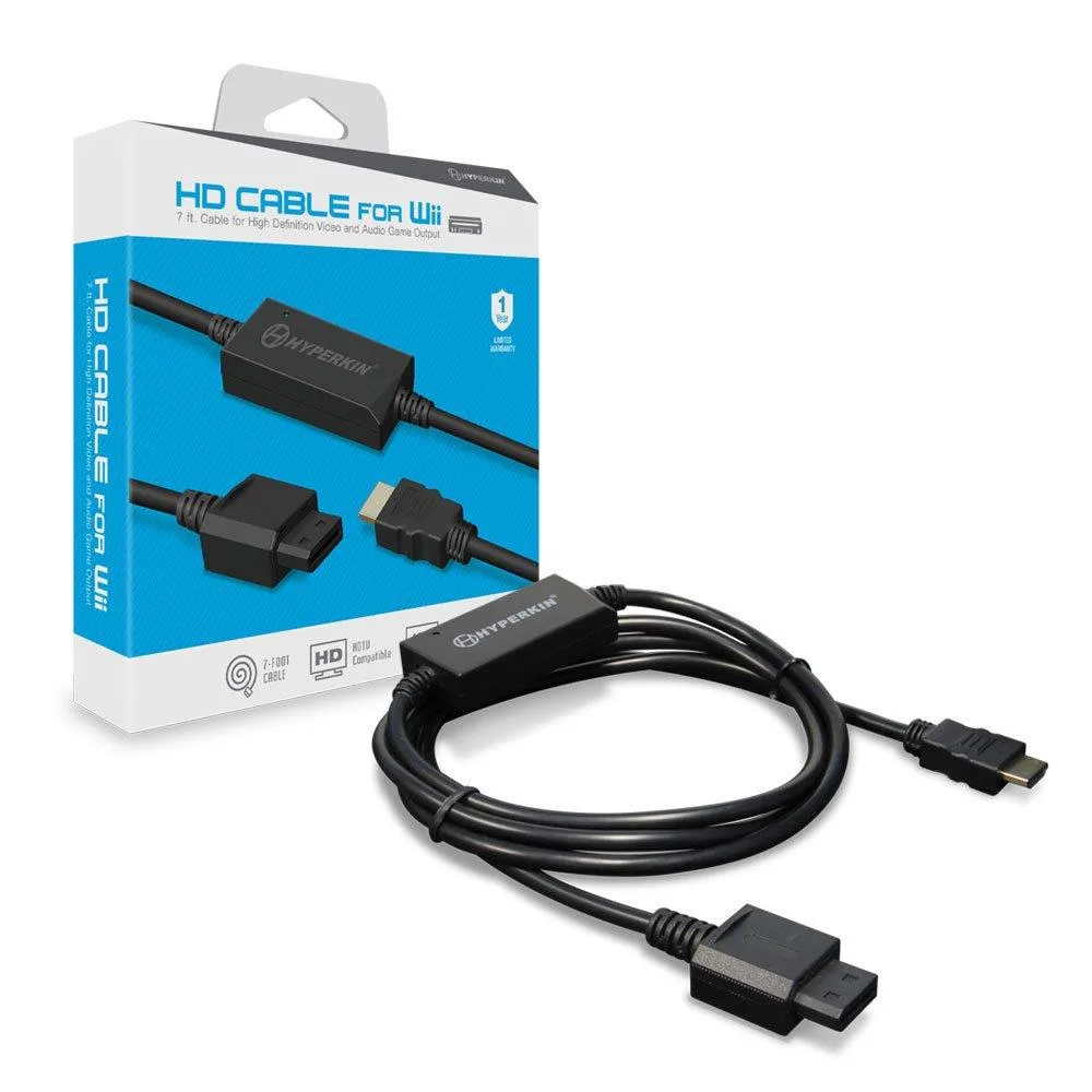 Hyperkin Hyperkin M07183 HDMI Cable for Wii 480p 7 ft Black — product photo