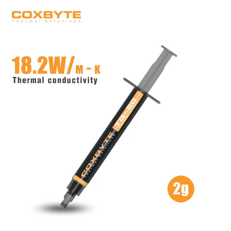 coxbyte coxbyte TG-50 thermal paste 18.2W/mK 2.0g — product photo