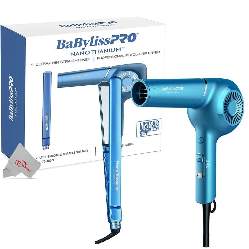 Babyliss Pro Babyliss Pro BNTPP36UC hair dryer & 1" straightener set — product photo