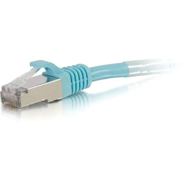 Cables To Go Cables To Go 754 25 ft Cat6a STP network ethernet cable Aqua — product photo