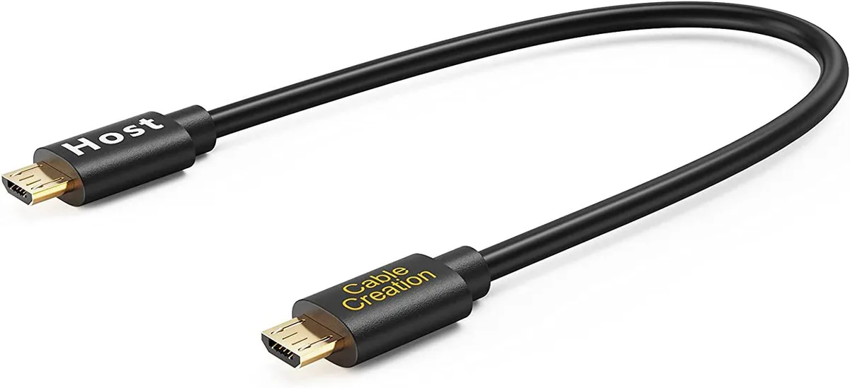 CableCreation CableCreation Micro USB to Micro USB OTG Cable Male to Male 20CM usb cable — product photo