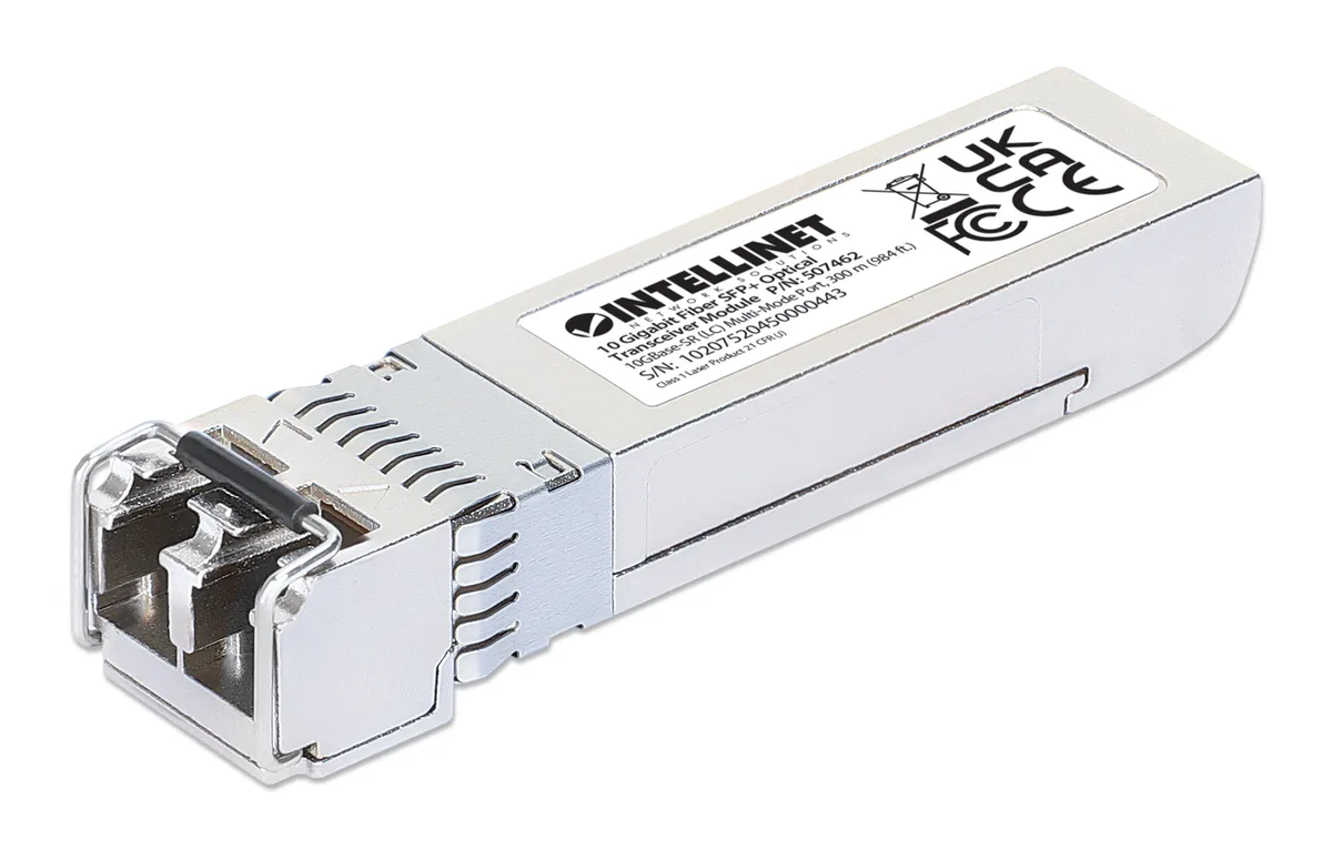 Intellinet Network Solutions Intellinet Network Solutions 507462 10GBase-SR SFP+ Transceiver 850nm 300m — product photo