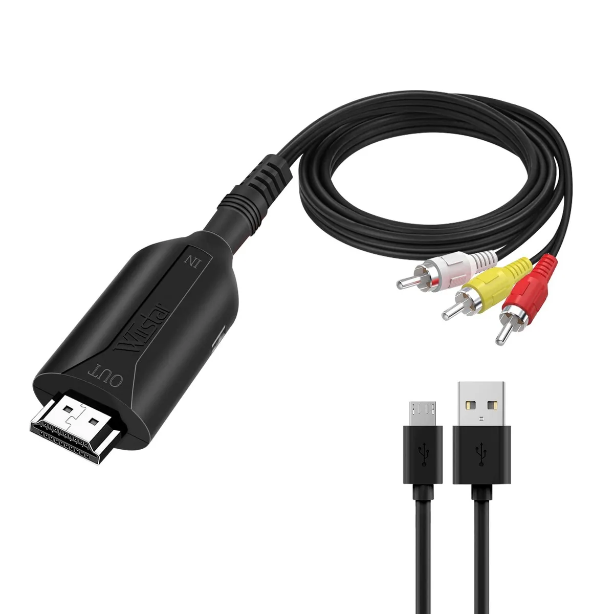 Vszerda Vszerda Composite AV/RCA to HDMI Converter 1080P 60Hz Male-to-Male — product photo
