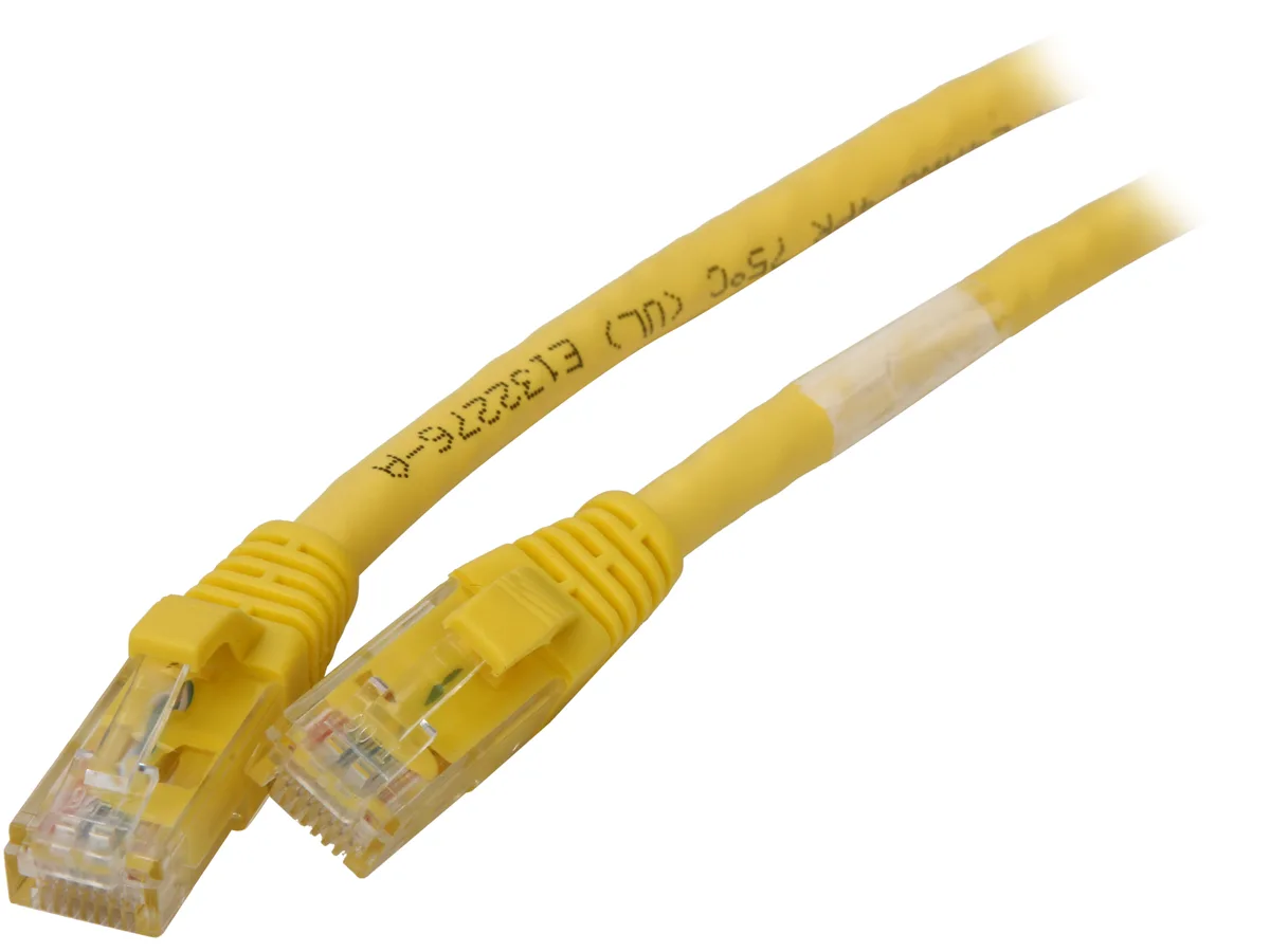 Cables To Go Cables To Go 04013 Cat6 network ethernet cable 15 ft yellow — product photo
