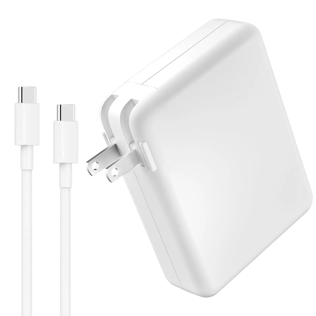  tearplex PD-140W 140W USB-C charger white 6.6 ft cable — product photo