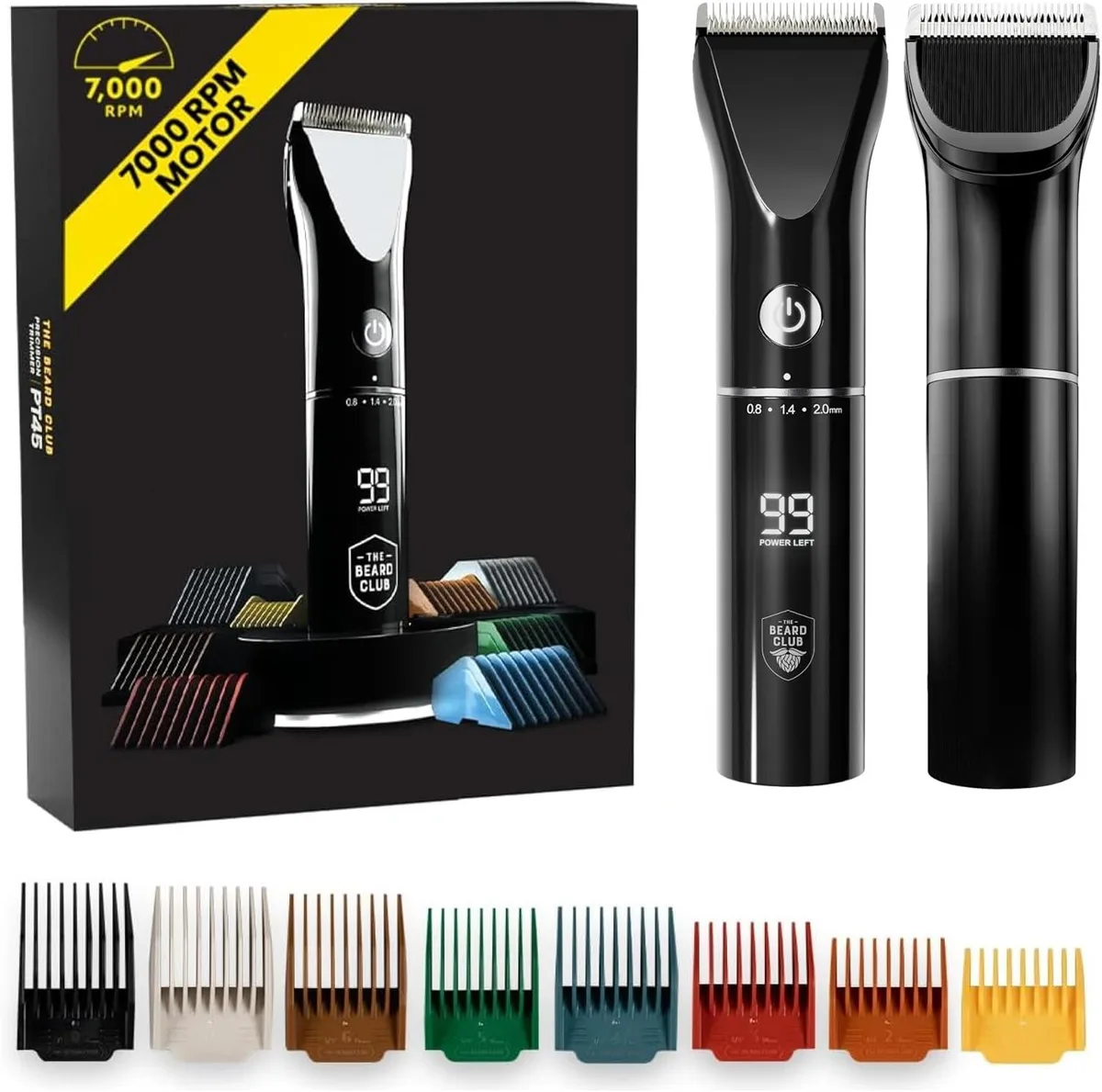 TAURKENAM TAURKENAM Beard Trimmer for Men 7000 RPM 45 Lengths — product photo