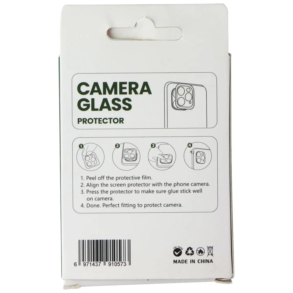 Lito Children’s Wear Lito Children’s Wear Camera Glass Protector Samsung Galaxy S20+ Black — product photo