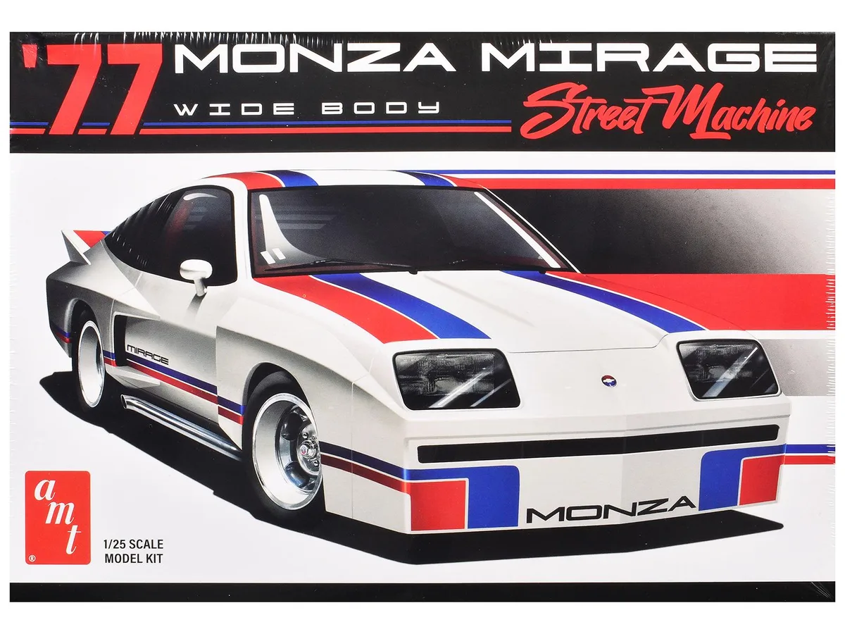 AMT AMT AMT1547 1/25 1977 Chevrolet Monza Mirage Wide Body Kit 109 Parts — product photo