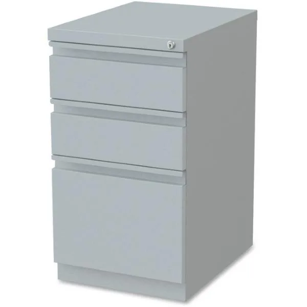 Lorell Lorell 79135 3-Drawer 15" Platinum Steel File Cabinet — product photo