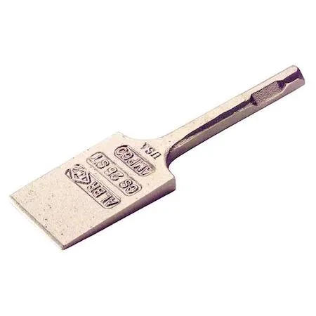 Ampco CS-25-ST scaling chisel, flat tip, aluminum bronze finish