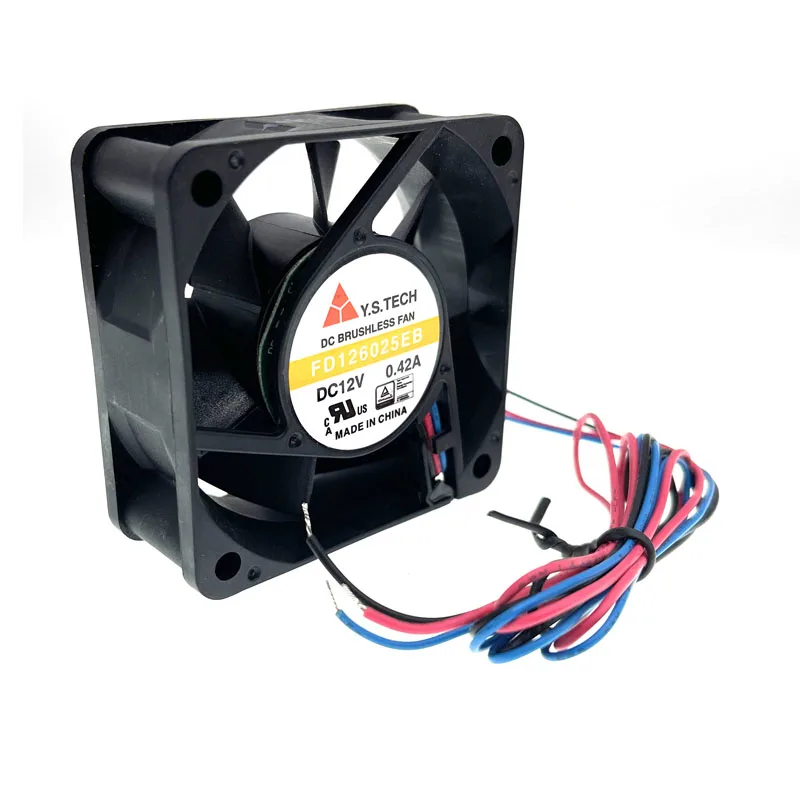 SXDOOL SXDOOL FD126025EB case fan 60mm 12V 5200RPM 3-pin — product photo