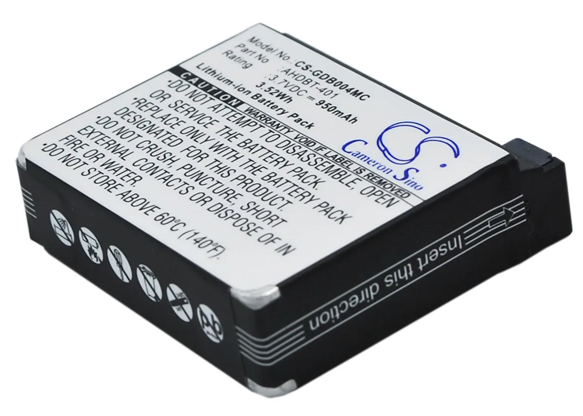 Cameron &amp; Co Cameron &amp; Co DS-CS-GDB004MC camera battery 950mAh 3.7V 3.52Wh Li-ion black — product photo
