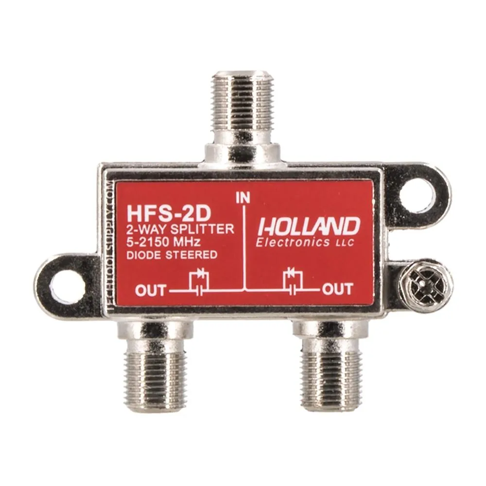 Holland Electronics Holland Electronics HFS-2D 2-Way Diode Steered Splitter 5-2150 MHz — product photo