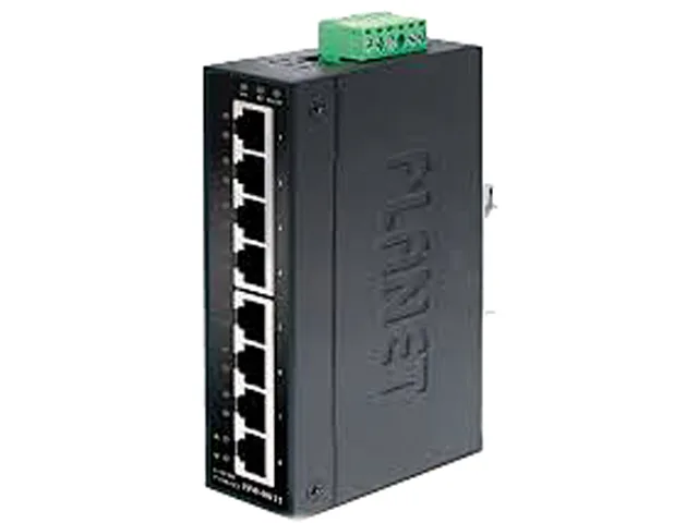 PLANET PLANET ISW-801T 8-Port 10/100TX Industrial Fast Ethernet Switch -40~75°C — product photo