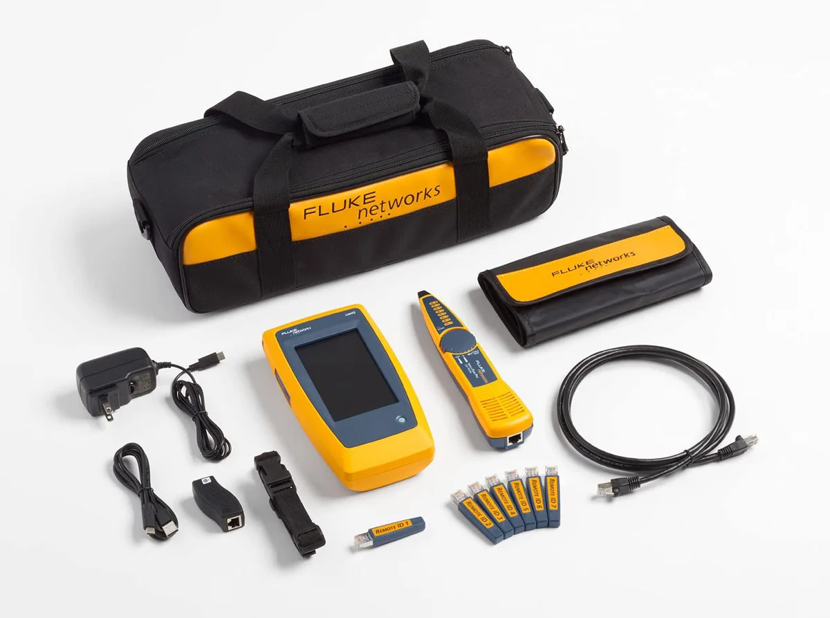 FLUKE networks FLUKE networks LinkIQ Cable + Network Tester Kit 10GBASE-T — product photo