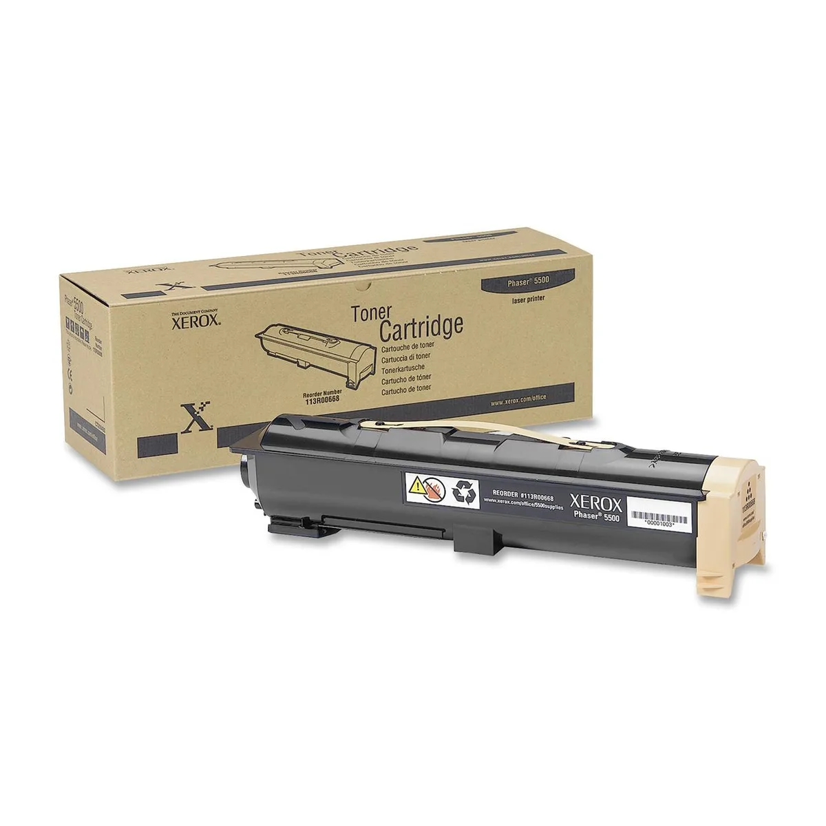 XEROX Xerox 113R00668 Black Toner Cartridge 30000 Pages — product photo