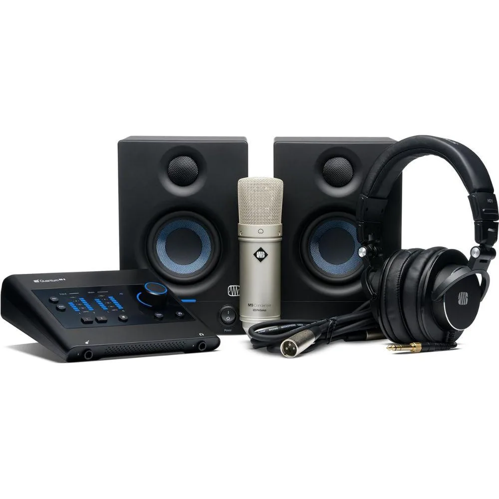Presonus Presonus Quantum ES Ultimate Recording Bundle 12 months Studio One+ 75 dB gain 3.5 monitors — product photo