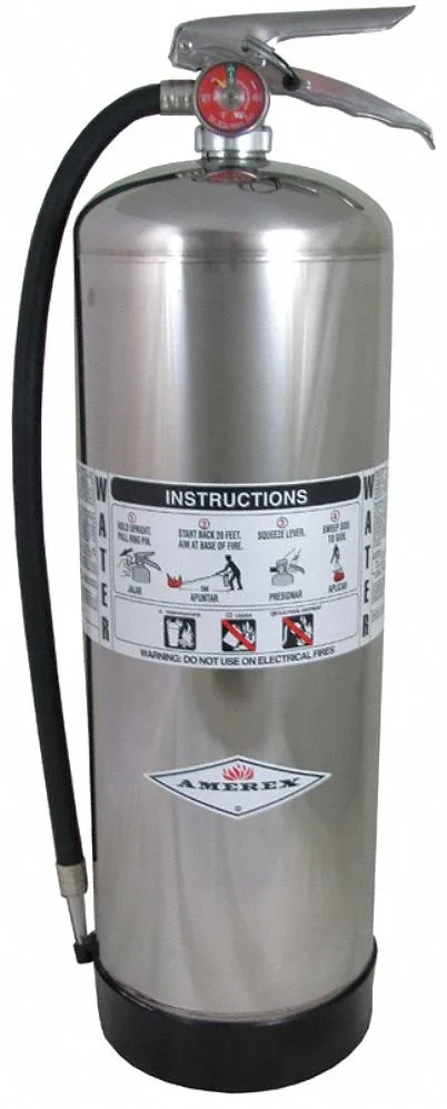 AMEREX CORP AMEREX CORP 240 Water Fire Extinguisher 2.5 gal 100 psi — product photo