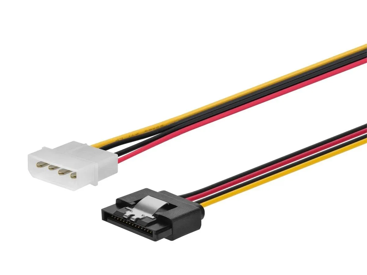 Monoprice Inc. Monoprice 108799 SATA 15-pin Female Latch to Molex 4-pin Male Power Adapter 0.67 ft — product photo