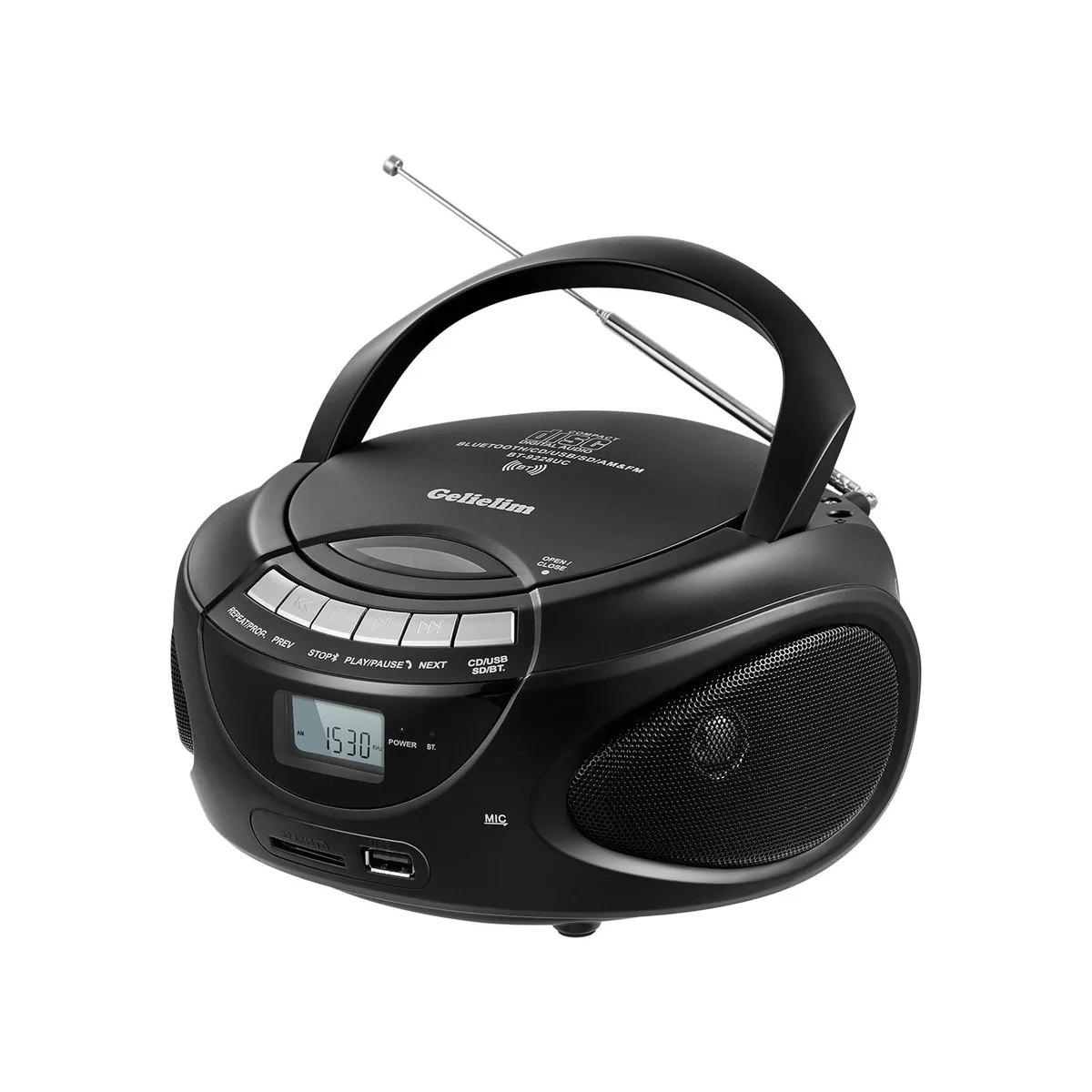 Gelielim US9228 CD player Bluetooth AM FM USB SD — product photo
