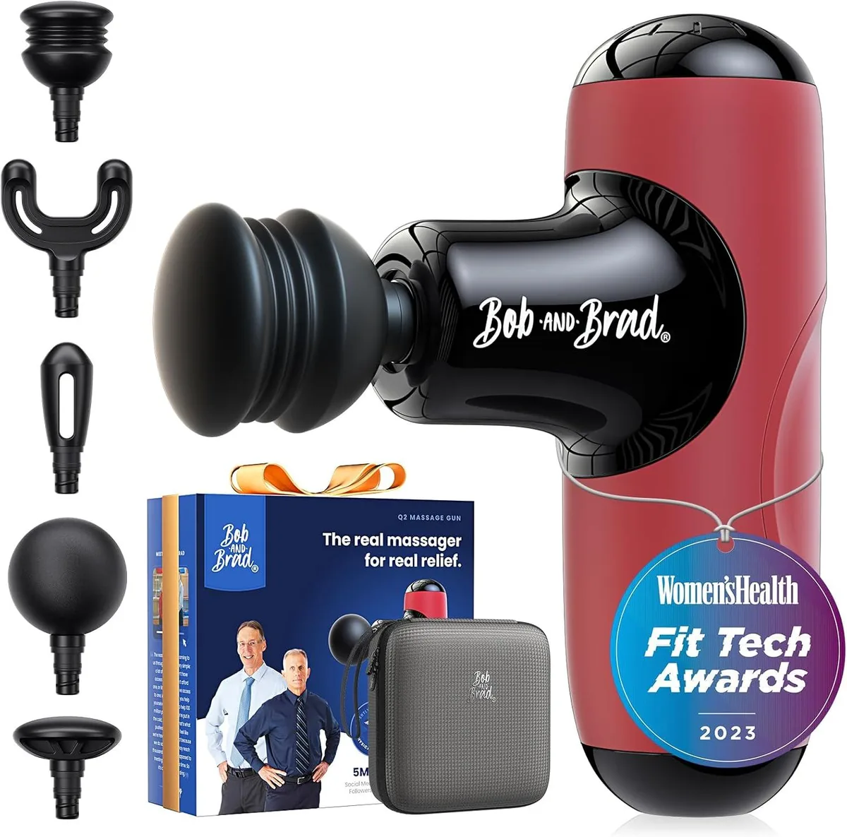 Bob and Brad Bob and Brad QL/MINI.Q2-D massager Red 5.7" .95 lbs 25W — product photo